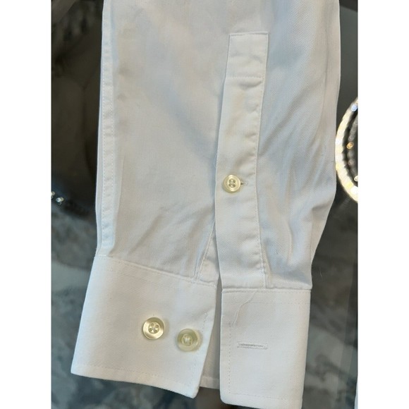 Michael Kors Shirt Mens L Large White Button Up Long Sleeve Casual Cotton Adult - Picture 9 of 16